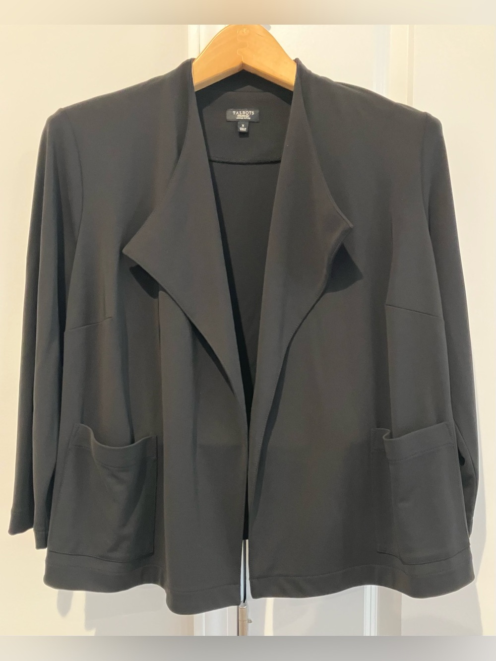 Talbots Black jacket woman petites size X